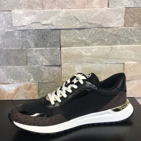 MICHAEL Michael Kors Bolt Nylon and Logo Trainer - Picture 6 of 6